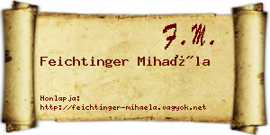 Feichtinger Mihaéla névjegykártya